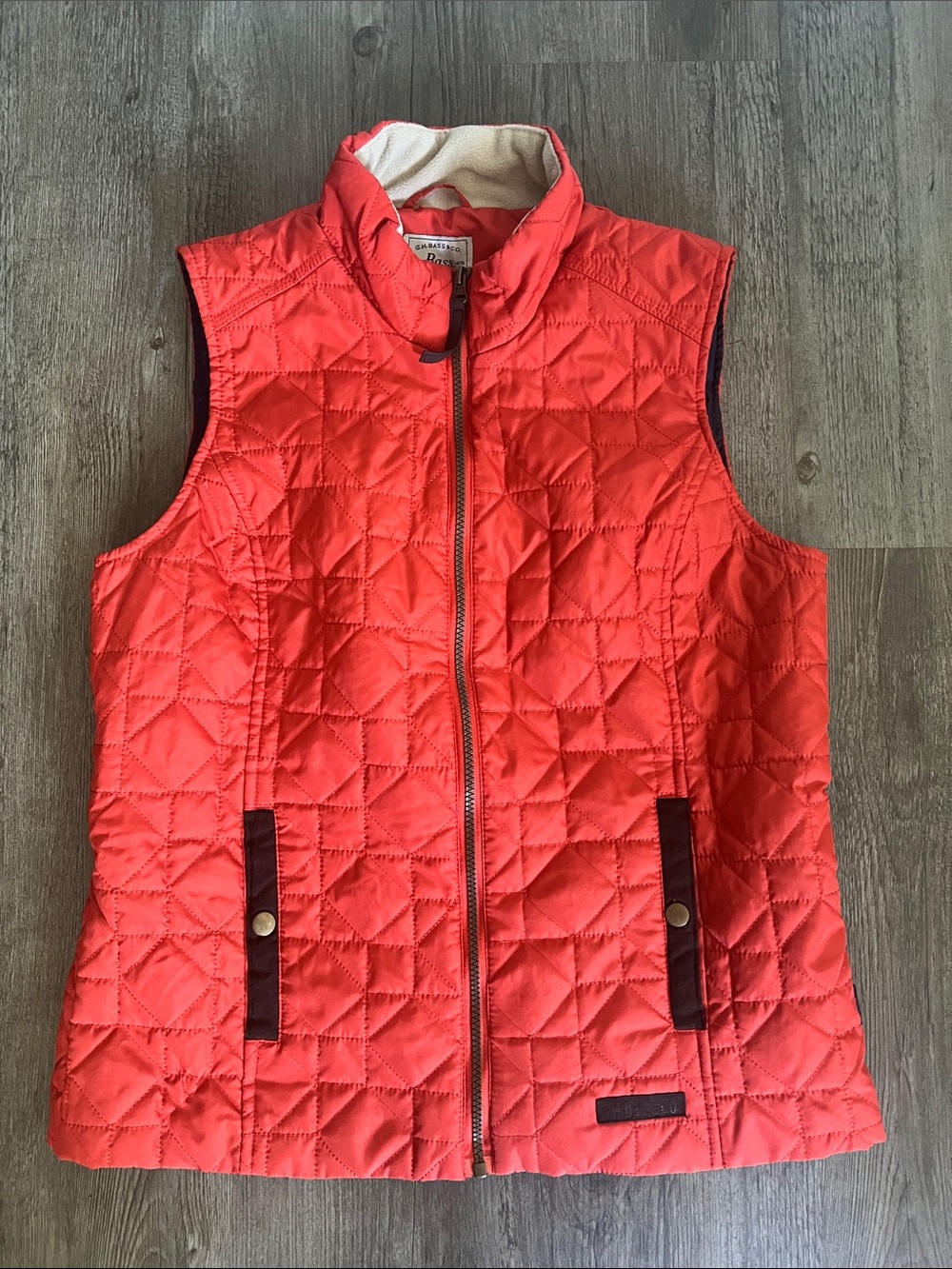 G H Bass Quilted Women's Vest  M